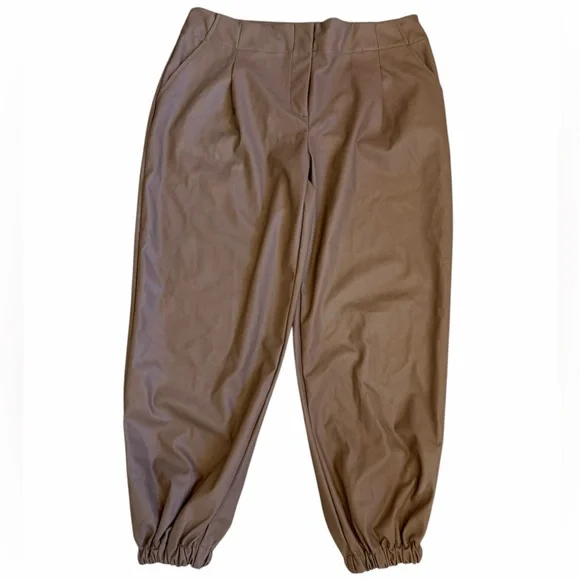 ASOS DESIGN faux leather sweatpants Size 12 Women’s - Picture 2 of 11